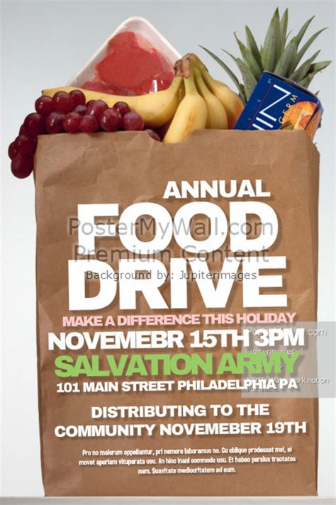 FREE 23+ Food Drive Flyer Designs in PSD Vector EPS