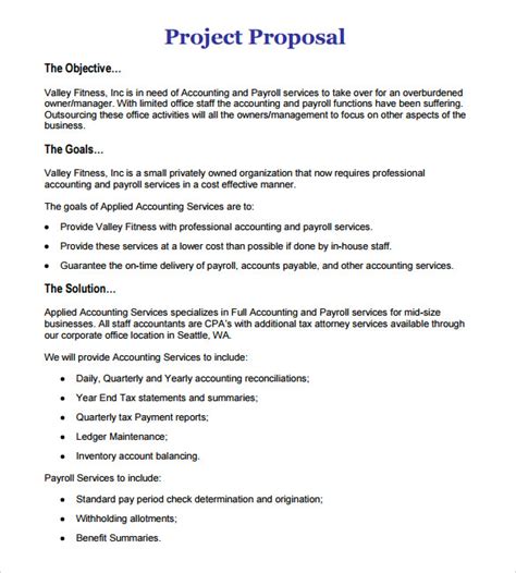 FREE 23+ Sample Proposals in PDF MS Word Excel