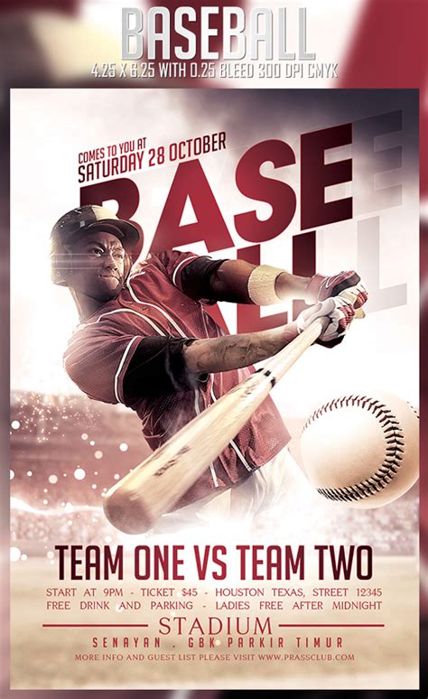 FREE 24+ Amazing Baseball Flyer Templates in PSD AI MS Word Pages Publisher