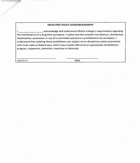 FREE 25+ Policy Acknowledgment Forms in PDF MS Word