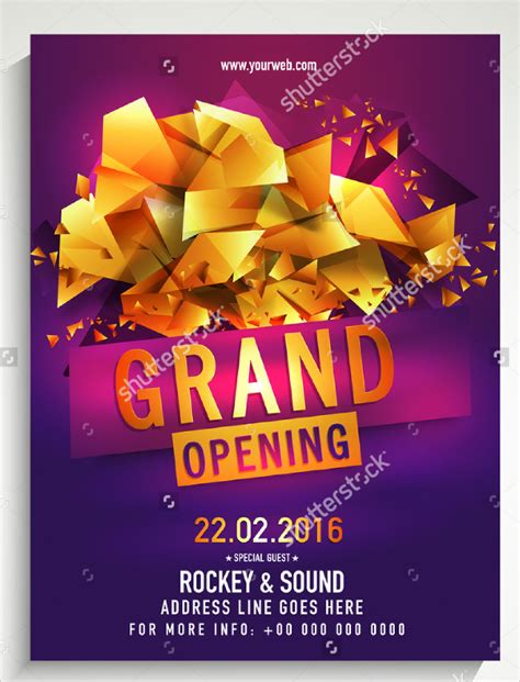 FREE 26+ Grand Opening Flyer Templates in PSD Google Docs Apple