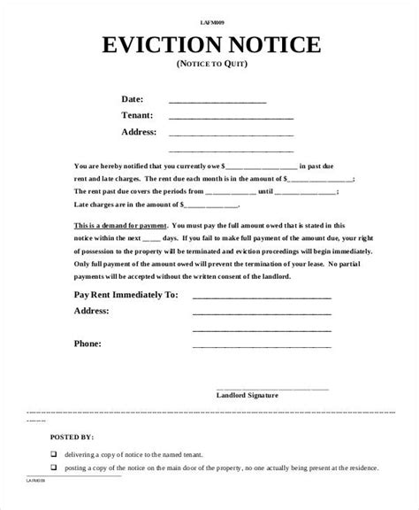 FREE 27+ Notice Forms in PDF