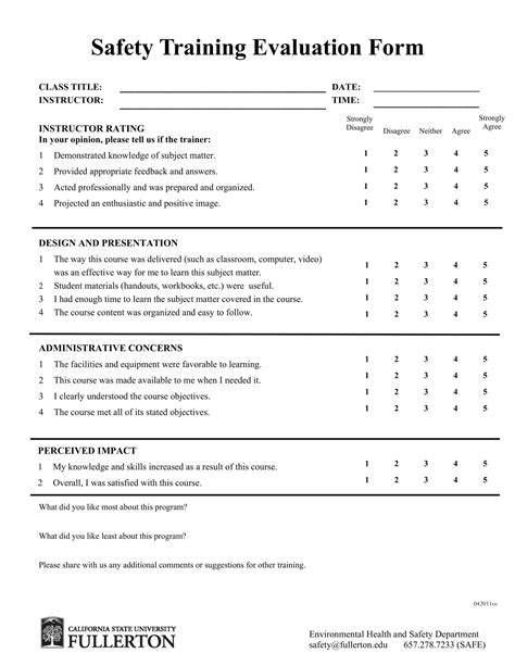 FREE 28+ Training Evaluation Forms in PDF MS Word