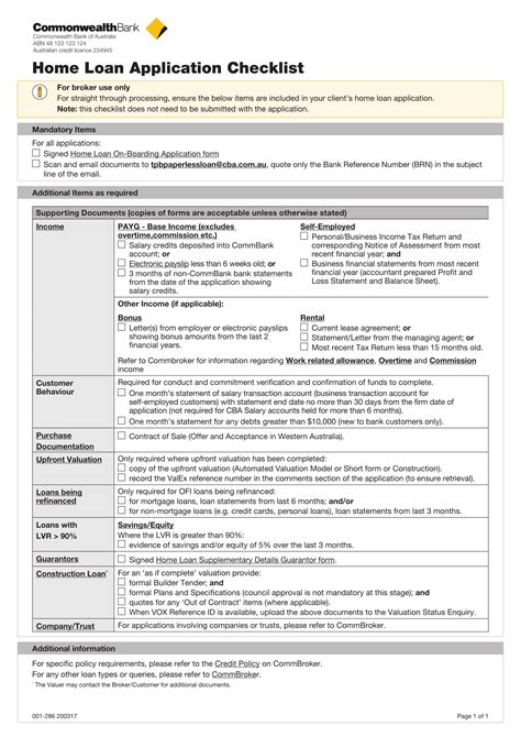 FREE 3+ Bank Loan Application Form and Checklist Forms in PDF