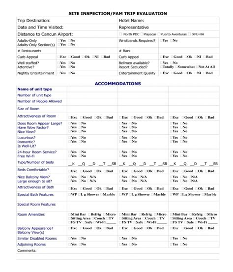 FREE 3+ Hotel Feedback Evaluation Forms in PDF MS Word