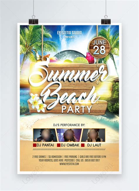 FREE 31+ Awesome Beach Flyer Templates in PSD AI InDesign MS Word