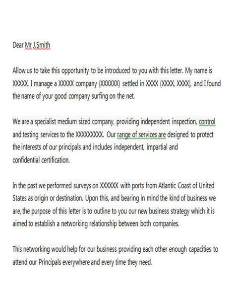 FREE 31+ Introduction Letter Templates in PDF MS Word