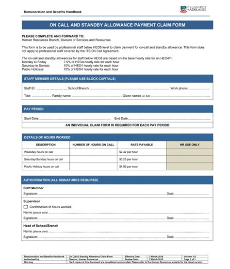 FREE 32+ Allowance Forms in PDF MS Word Excel