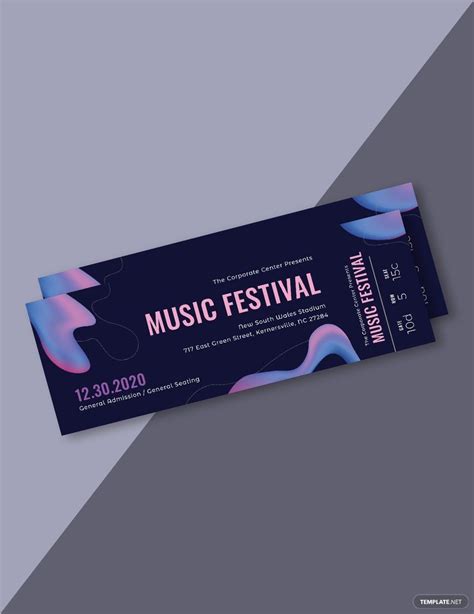 FREE 32+ Concert Ticket Designs in PSD Vector EPS AI MS Word