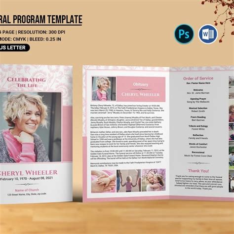 FREE 32+ Obituary Templates in PDF MS Word PSD AI Publisher Pages Indesign