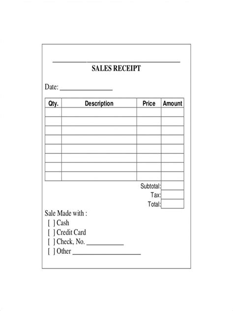FREE 32+ Receipt Examples & Samples in PDF Word Pages Examples