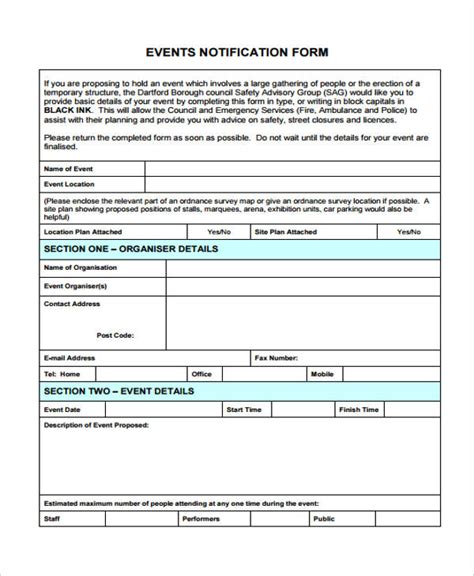 FREE 33+ Event Forms in PDF
