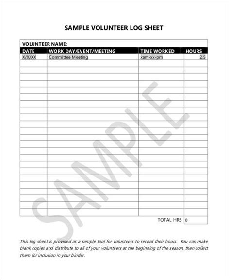 FREE 33 Log Templates in PDF