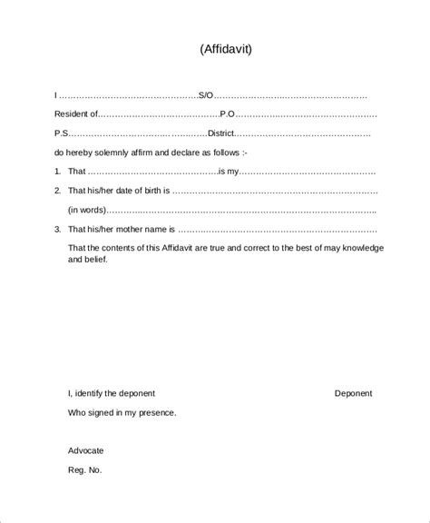FREE 35+ Affidavit Samples in MS Word PDF