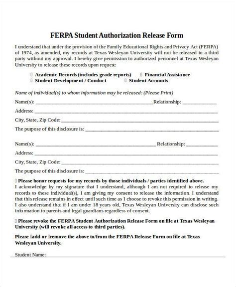 FREE 39+ Sample Release Forms in MS Word