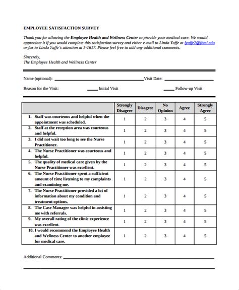 FREE 39+ Survey Forms in MS Word