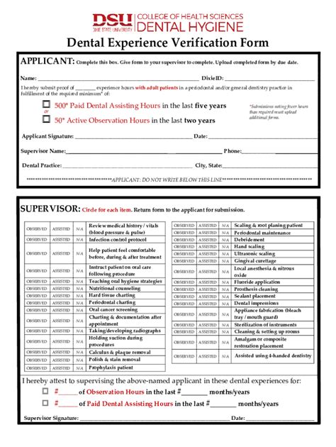 FREE 4+ Dental Insurance Verification Forms in PDF