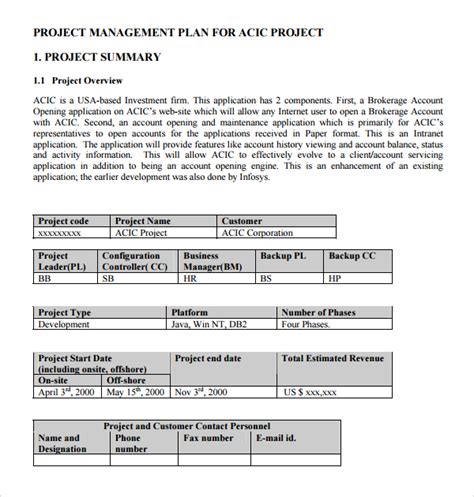 FREE 4+ Sample Configuration Management Plan Templates in PDF