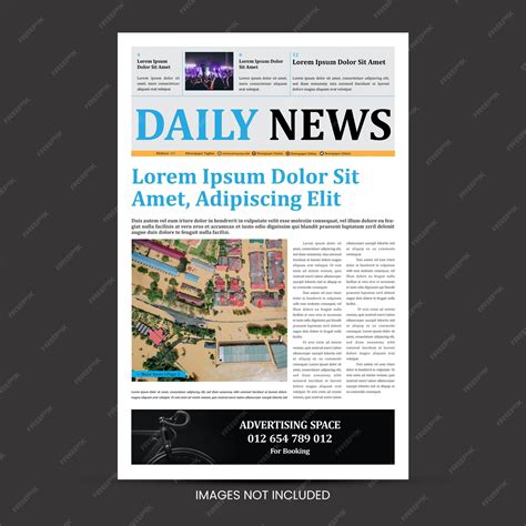 FREE 4+ Sample Newspaper Front Page in MS Word PDF PSD