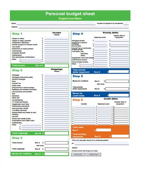 FREE 41+ Budget Forms in PDF