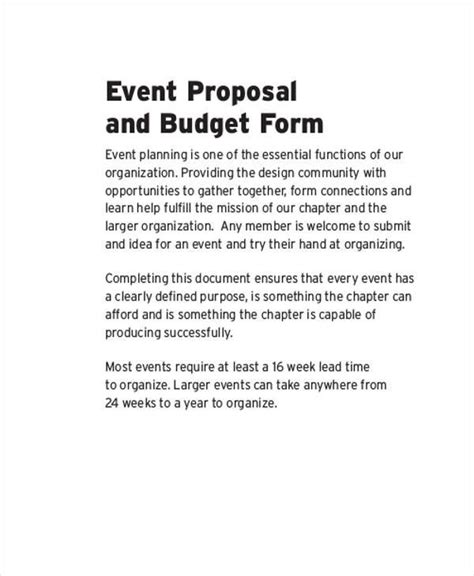FREE 41+ Proposal Templates in MS Word Excel PDF