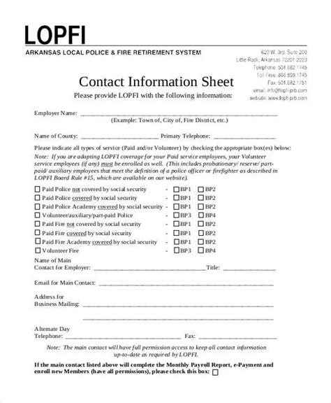 FREE 44+ Sheet Templates in PDF