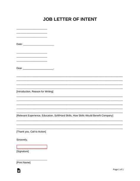 FREE 47+ Sample Letter of Intent in PDF MS Word Pages Google Docs