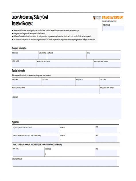 FREE 5+ Accounting Transfer Forms in PDF