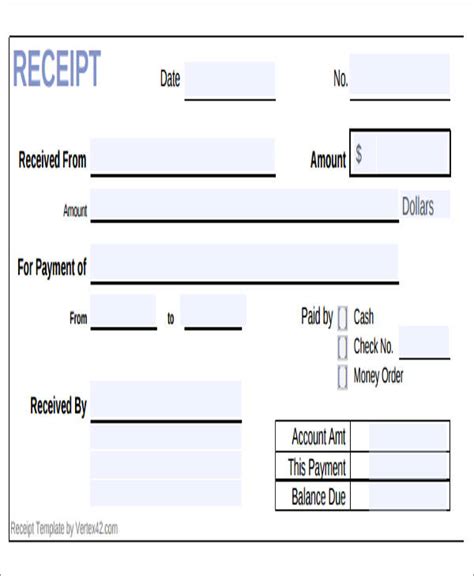 FREE 5+ Sample Payment Receipt Templates in PDF