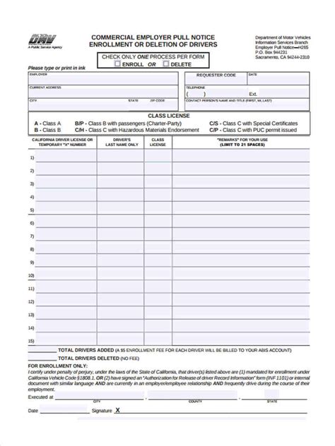 FREE 5+ Sample Pull Notice Forms in MS Word PDF