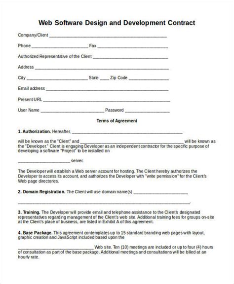 FREE 50+ Contract Agreement Formats in MS Word PDF Excel