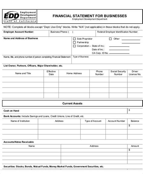 FREE 50+ Sample Statement Forms in PDF