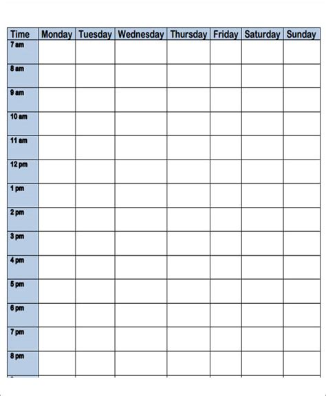 FREE 6+ Sample Day Planner Templates in MS Word PDF