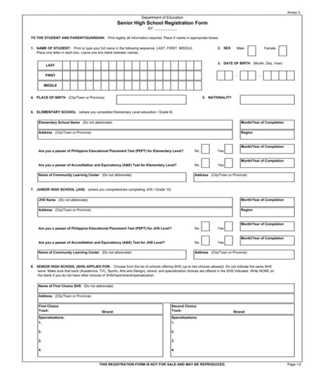 FREE 6+ School Registration Forms in PDF MS Word Excel