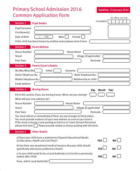 FREE 60+ Simple Application Forms & Templates in PDF