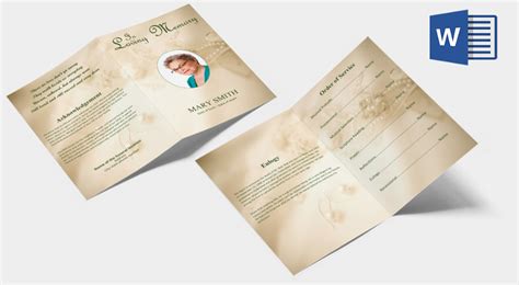 FREE 61+ Sample Funeral Programs Templates in PDF MS Word PSD