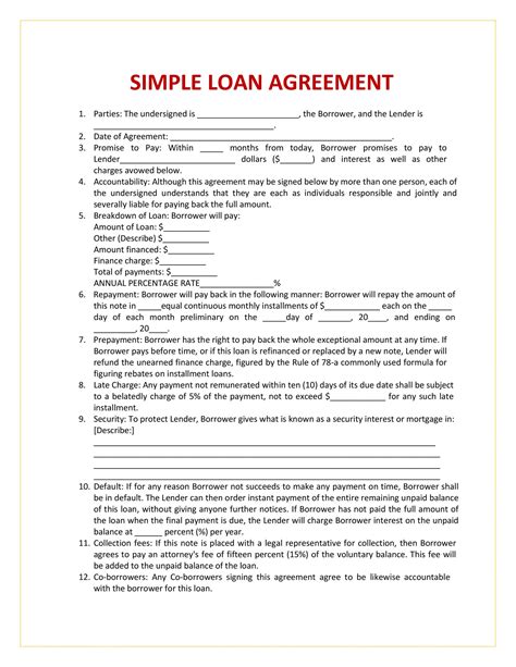 FREE 7+ Loan Agreement Contract Samples in MS Word PDF