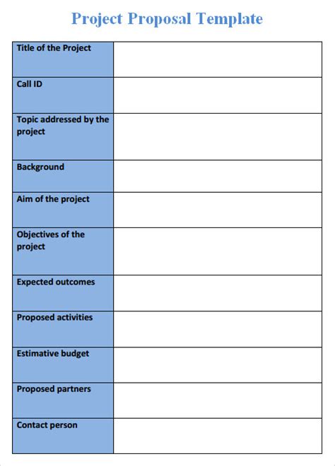 FREE 7+ Proposal Templates in PDF MS Word