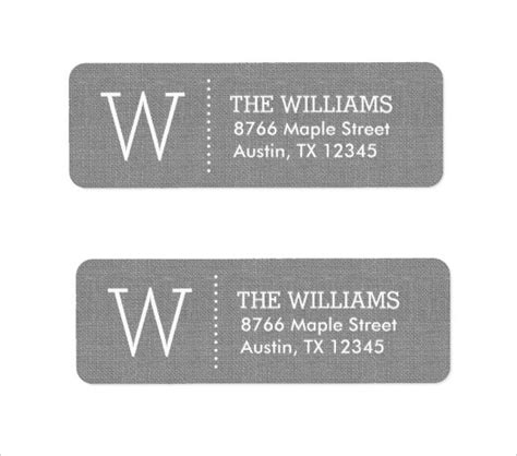 FREE 7+ Return Address Label Templates in EPS AI