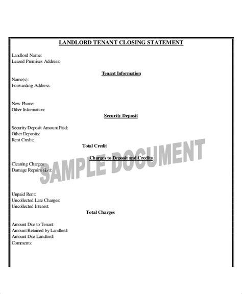 FREE 7+ Sample Closing Statement Templates in MS Word PDF