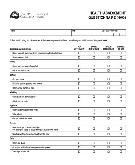 FREE 7+ Sample Health Survey Templates in PDF