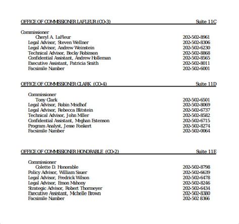 FREE 7+ Sample Phone Book Templates in PSD PDF MS Word