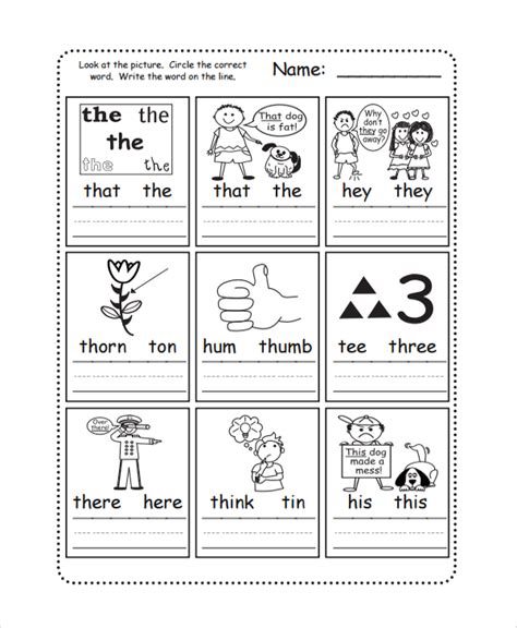 FREE 7+ Sample Phonics Worksheet Templates in PDF