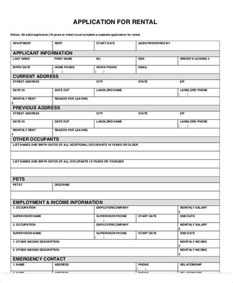 FREE 73+ Application Form Samples in MS Word PDF Pages Google Docs