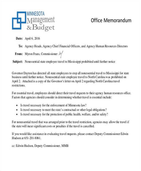 FREE 8+ Formal Memos in MS Word Google Docs