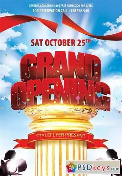 FREE 8+ Grand Opening Flyer Templates in Word PSD AI EPS Vector