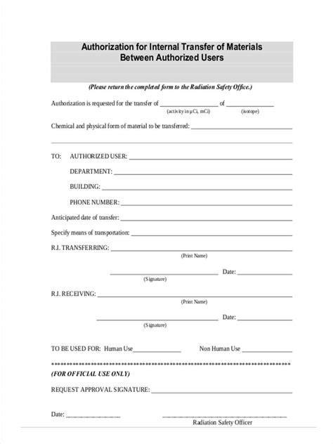 FREE 8+ Material Transfer Forms in PDF Ms Word