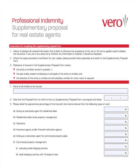 FREE 8+ Real Estate Proposal Forms in PDF MS Word