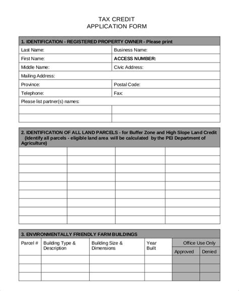 FREE 8+ Sample Credit Application Forms in PDF MS Word