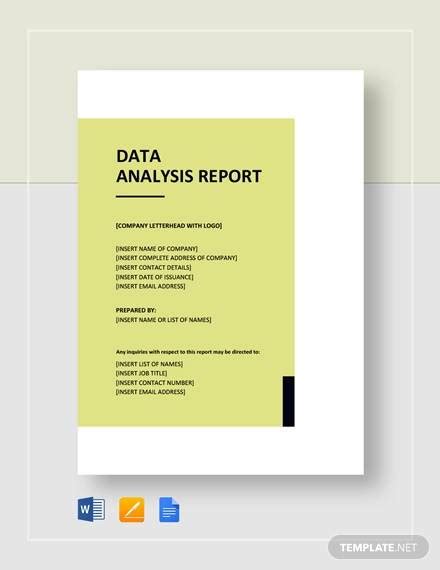 FREE 8+ Sample Data Analysis Reports in MS Word PPT PDF Google